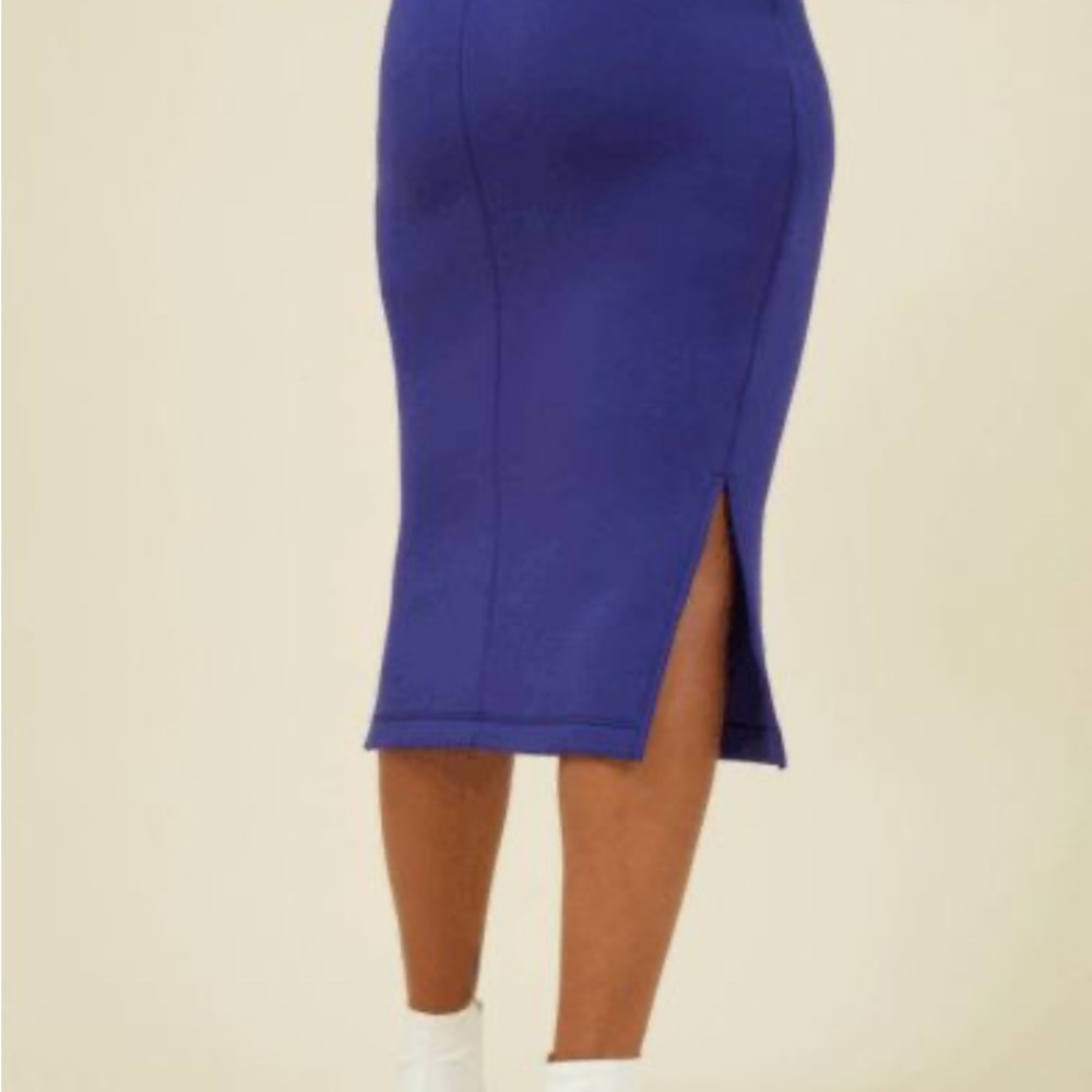 Leze The Label Royal Blue Pencil Skirt